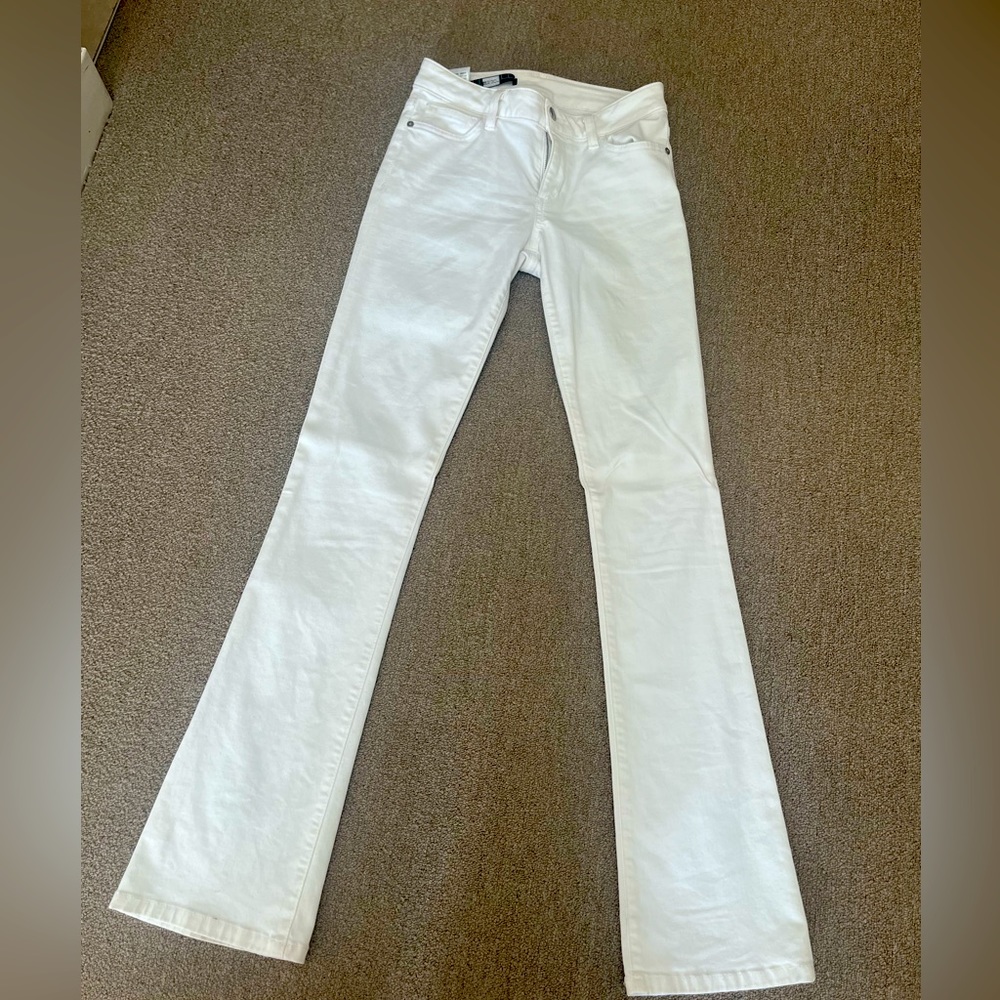 Joe Flare White Jeans